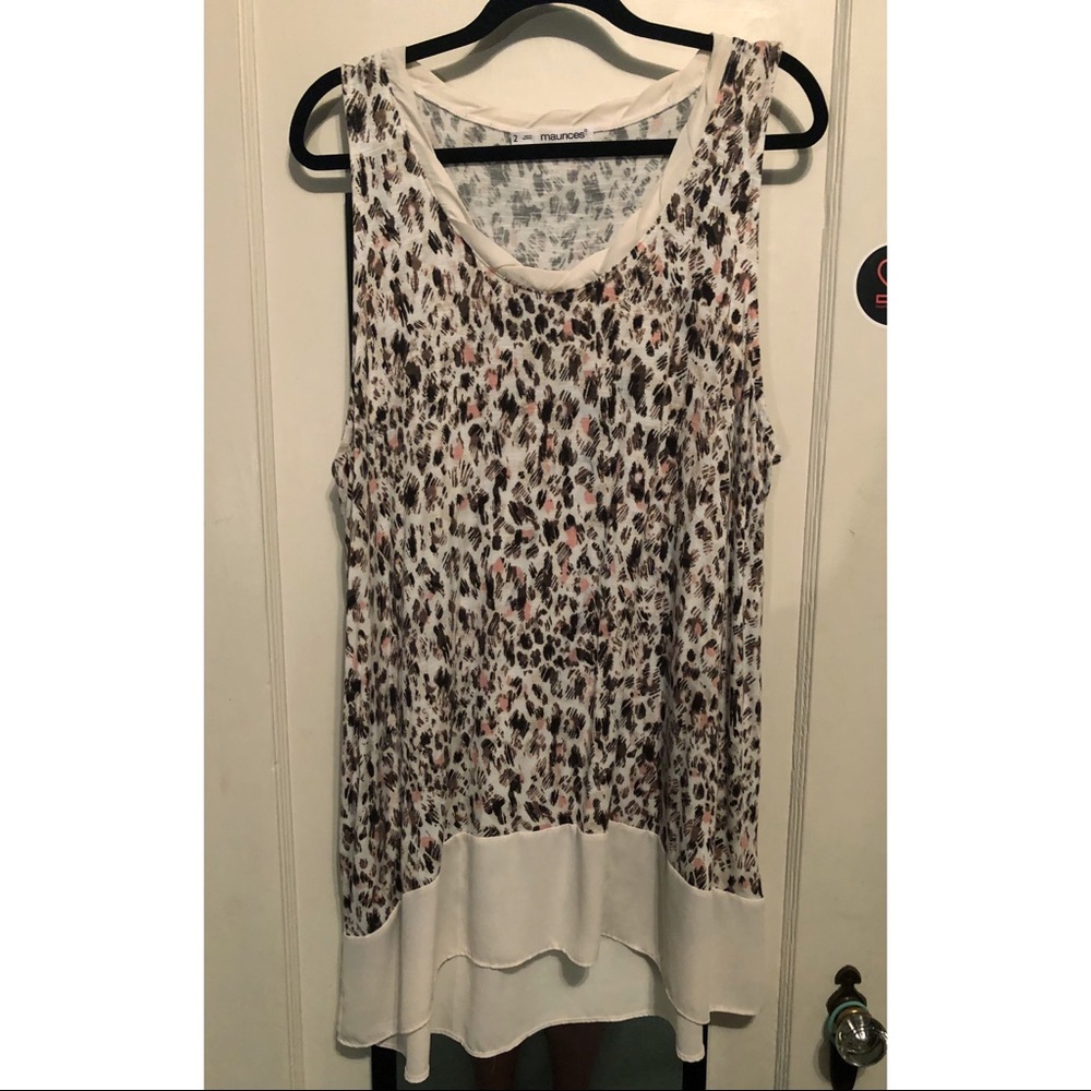 Maurice’s Leopard Print Tunic Shirt